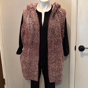 Cozy Pink Sherpa Vest